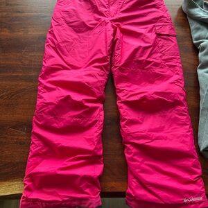 Columbia Kids' Bright Pink Snow Pants